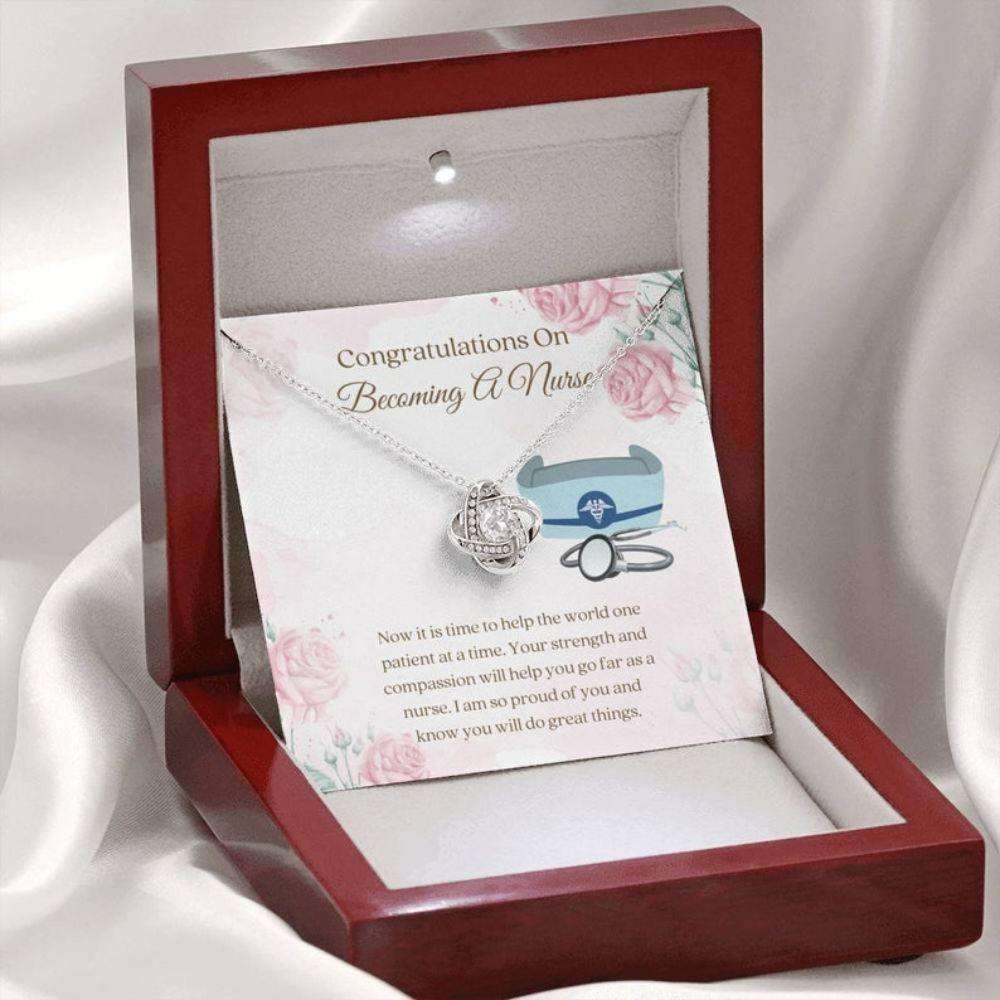 Nurse Grad Necklace “ Finished Nursing School “ Graduation Card “ New Nurse Gift “ Grad Message Card “ Graduation Gift For Archievement Rakva