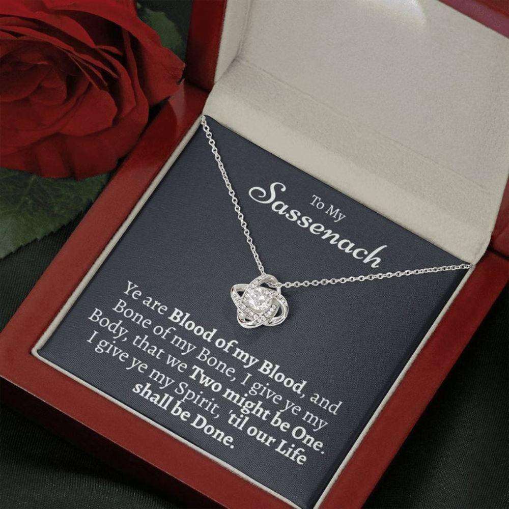 Outlander Necklace Gift, My Sassenach, Outlander Gift For Wife, Outlander Charm For Karwa Chauth Rakva