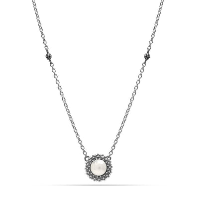 Pearlescent Elegance: 925 Sterling Silver Caviar Pearl Pendant Necklace for Teens and Women For Self Rakva