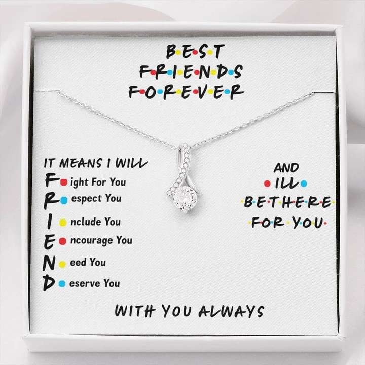 Perfect Friendship Gift For Female Bestfriend - 925 Sterling Silver Pendant Friendship Day Rakva