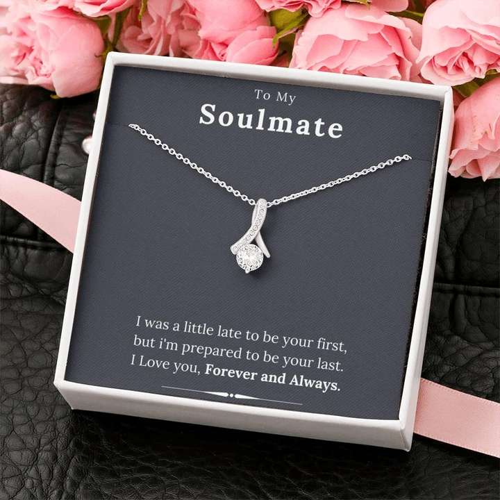 Perfect Gift For Soulmate - Pure Silver Necklace Gift Set Gifts for Future Wife / fiance Rakva