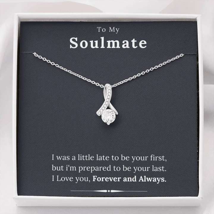 Perfect Gift For Soulmate - Pure Silver Necklace Gift Set Gifts for Future Wife / fiance Rakva