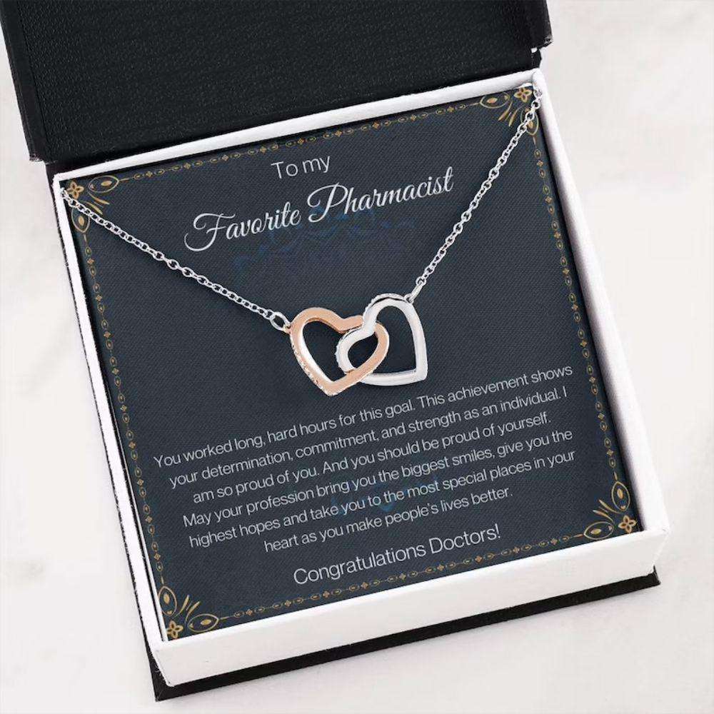 Pharmacist Graduation Gift, Necklace Gift For New Woman Pharmacist For Archievement Rakva