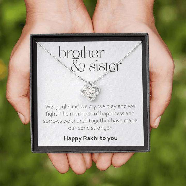 Rakhi Gift For Sister From Brother - 925 Sterling Silver Pendant Gifts for Sister Rakva