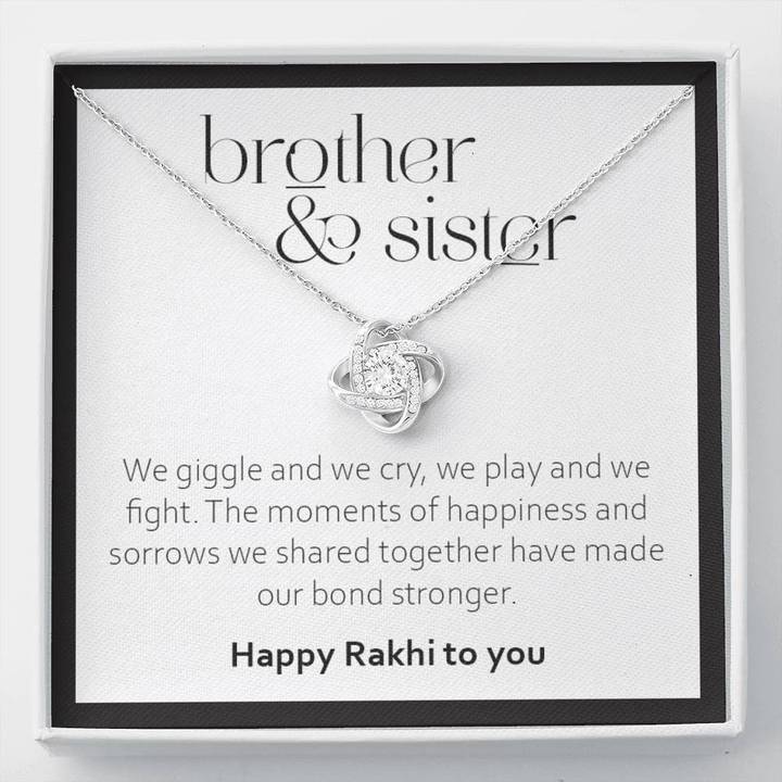 Rakhi Gift For Sister From Brother - 925 Sterling Silver Pendant Gifts for Sister Rakva