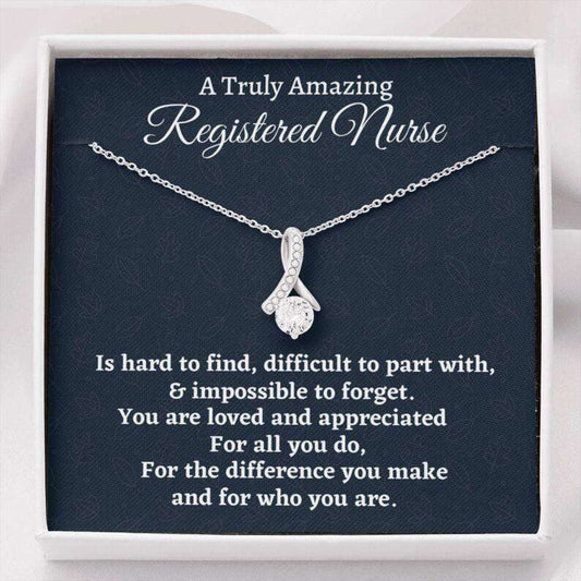 Registered Nurse Necklace Gift, Appreciation Gift For A Registered Nurse, Love Knot Necklace, Nurse Gift Gifts For Friend Rakva