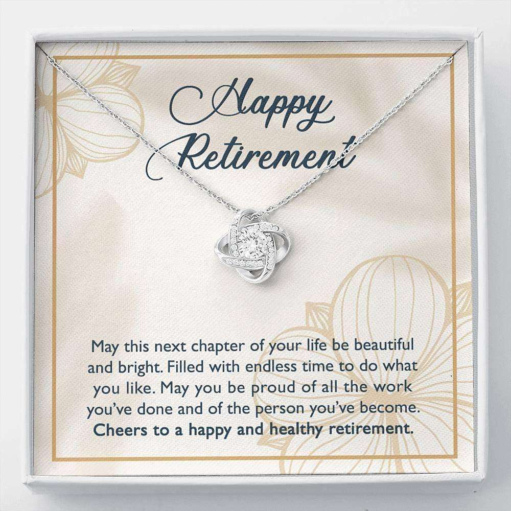 Retirement Necklace For Work Colleague Gift, Leaving Job, Teacher Retirement, New Job Gifts For Friend Rakva