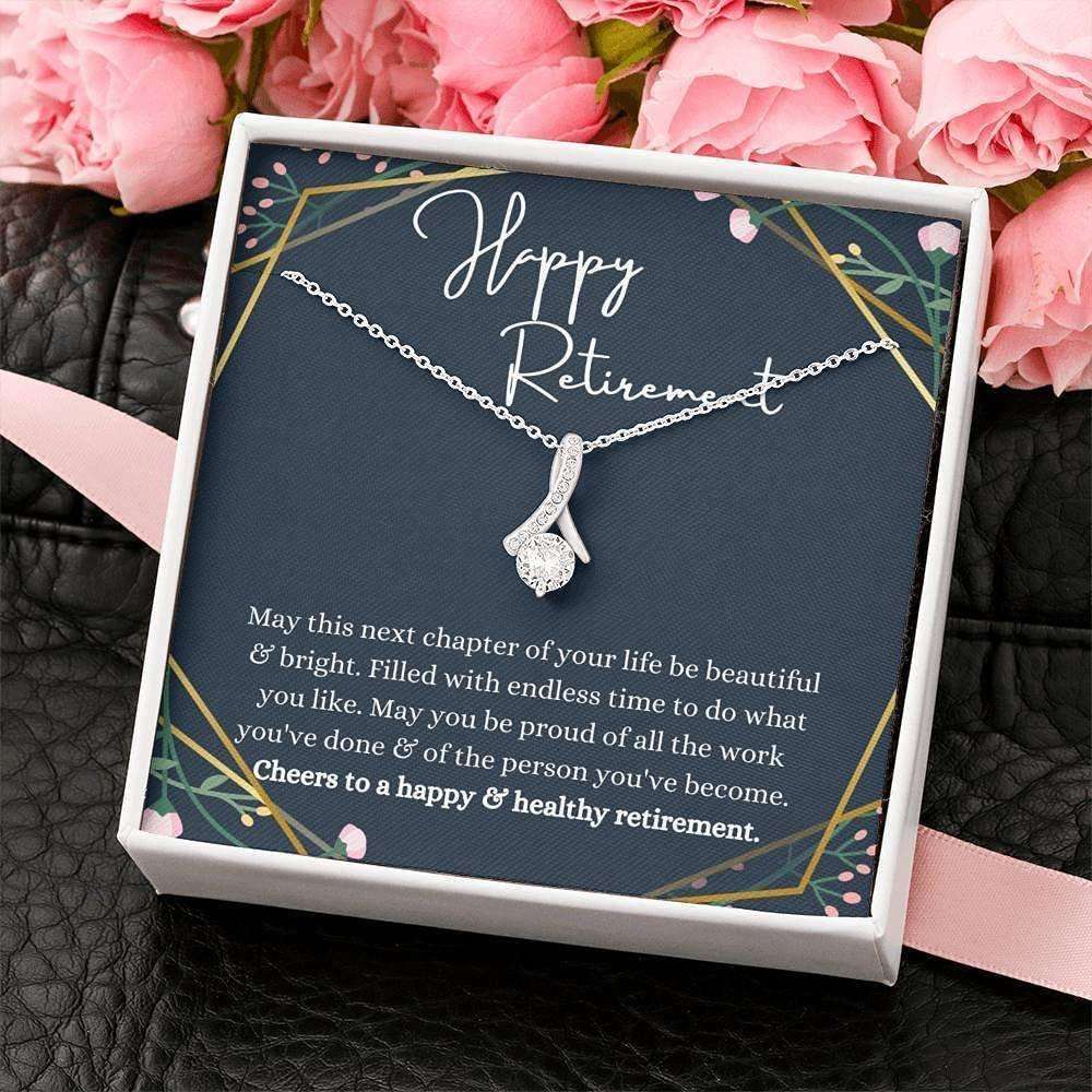 Retirement Necklace Gifts For Women Necklace Teacher Retirement Gift Colleague Gifts For Friend Rakva