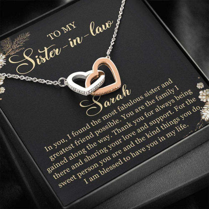 Sister-In-Law Necklace Gift, Sister-In-Law Wedding Gift, Future Sister In Law Necklace, Sister Of The Groom Gift, Wedding Gift For Sister In Law Gifts for Sister Rakva