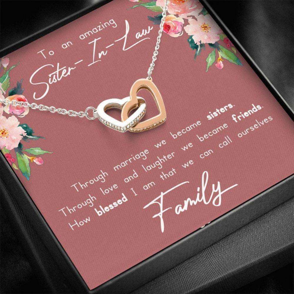 Sister Necklace, Amazing Sister In Law Gift, Sister-In-Law Necklace, Sister In Law Wedding Gift, Birthday Necklace Gift, Bride To Sister In Law Gifts For Friend Rakva