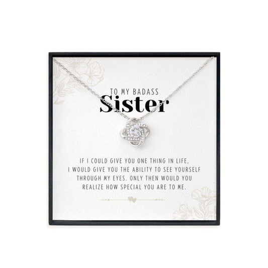 Sister Necklace, Badass Necklace Gift For Sister, Sisters Necklace, Christmas Necklace For Soul Sister Gifts For Friend Rakva