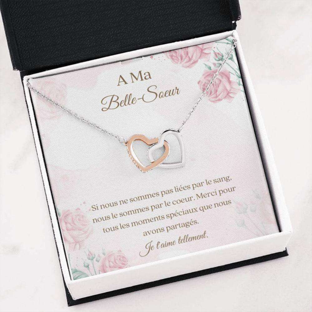 Sister Necklace, Belle-Soeur Gift “ Sister In Law Necklace “ French Sayings “ Best Sister In Law “ French Sister In Law Necklace Gift For Bride Rakva