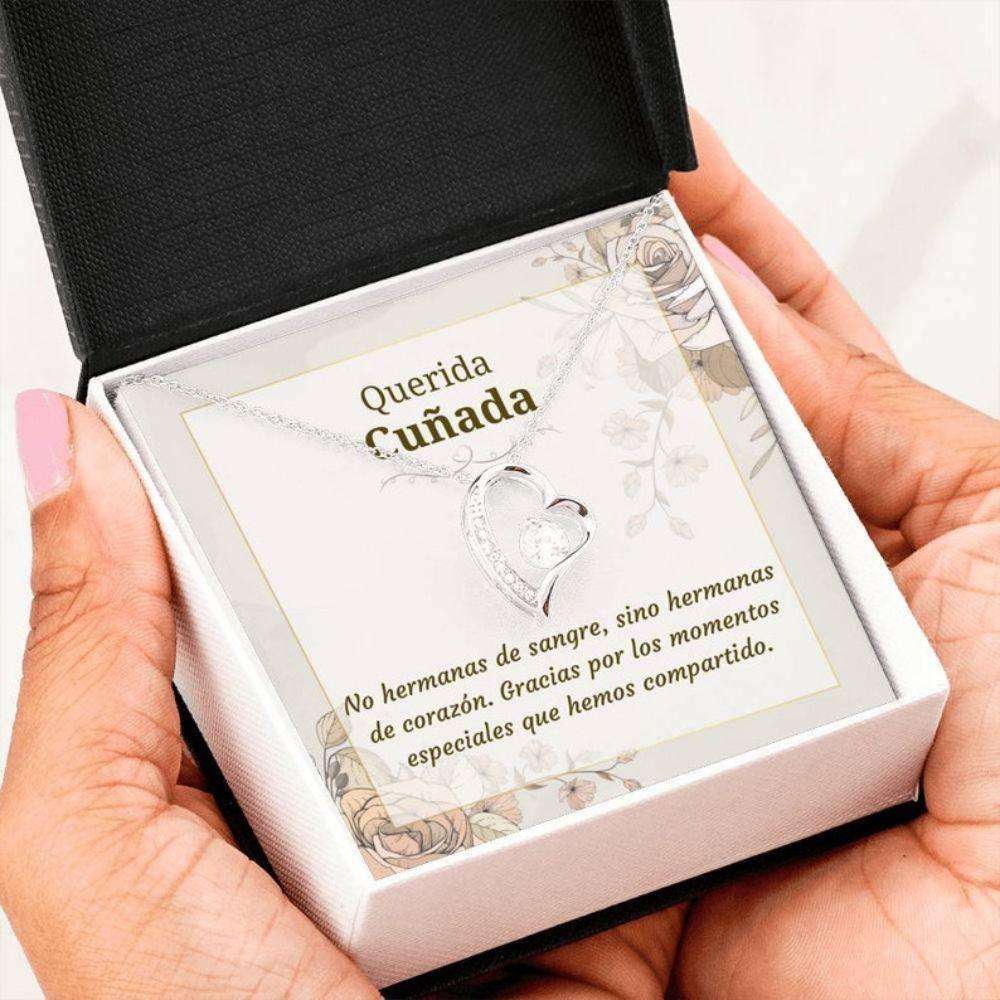 Sister Necklace, Best Cunada Gift “ Cunada Necklace “ Sister-In-Law Gift In Spanish “ Future Sister Spanish “ Gracias Cunada Regalo Gift For Bride Rakva