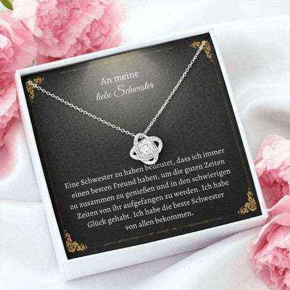 Sister Necklace, Beste Schwester Geschenk “ German Sister Love “ Schwester Christmas Gift “ Schwester Necklace Gifts For Friend Rakva