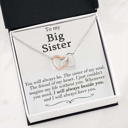 Sister Necklace, Big Sister Gift, Best Big Sister, Big Sister Necklace, Sister Valentine’S Gift, Gift For Sister Gifts for Sister Rakva