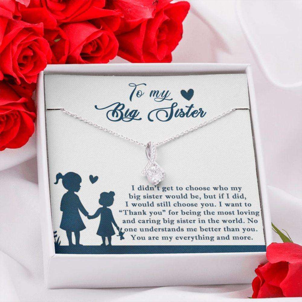 Sister Necklace, Big Sister Necklace From Little Sister, Christmas Necklace For Big Sister, Older Sister Gift, Big Sister Gift Gifts for Sister Rakva