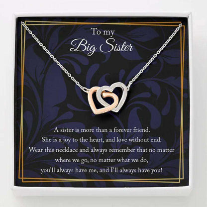 Sister Necklace, Big Sister Necklace Gift, Necklace For Sister, Birthday Gift For Sister Gifts For Friend Rakva