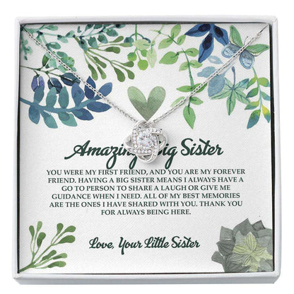 Sister Necklace, Big Sister Necklace Sweet Sister Necklace Sister Best Friend Necklace Best Big Sister Sister Christmas Custom Necklace Gifts for Sister Rakva