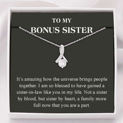 Sister Necklace, Bonus Sister Necklace, Sister In Law Gift Christmas, Sister In Law Wedding Gift Gifts For Friend Rakva