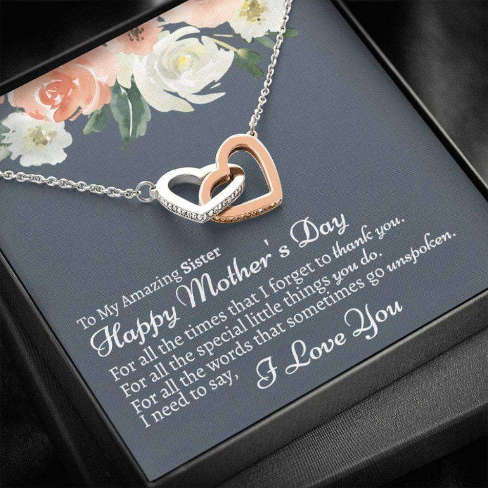 Sister Necklace For Mothers Day, Gift For Sister On Mother’S Day, Sister Gifts For Friend Rakva