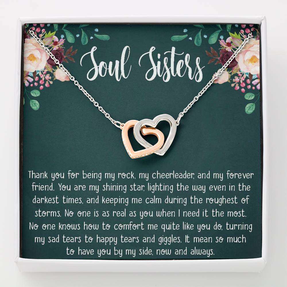 Sister Necklace, Friend Necklace, Soul Sisters Necklace Gift, Bff Necklace, Best Friend Gift, Friends Forever Gifts For Friend Rakva