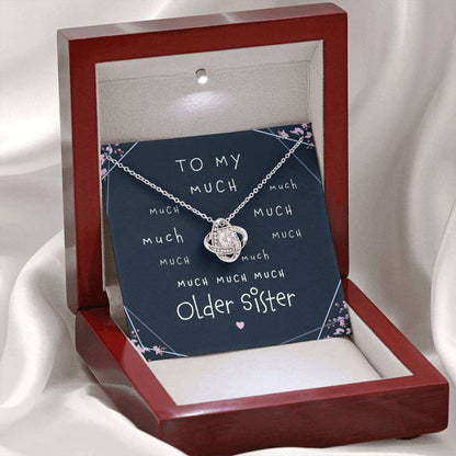 Sister Necklace, Gift For Older Sister Love Knot Necklace Gifts for Sister Rakva