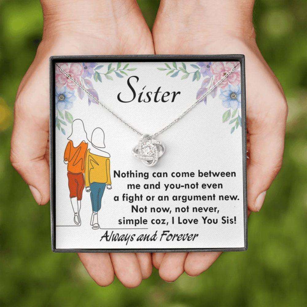 Sister Necklace, Gift For Sister Birthday Necklace Gift Gifts For Friend Rakva