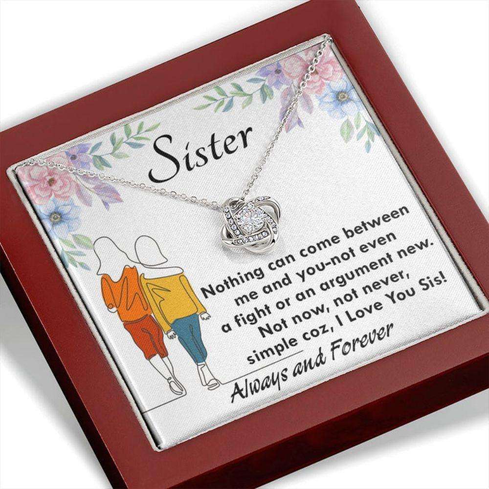 Sister Necklace, Gift For Sister Birthday Necklace Gift Gifts For Friend Rakva