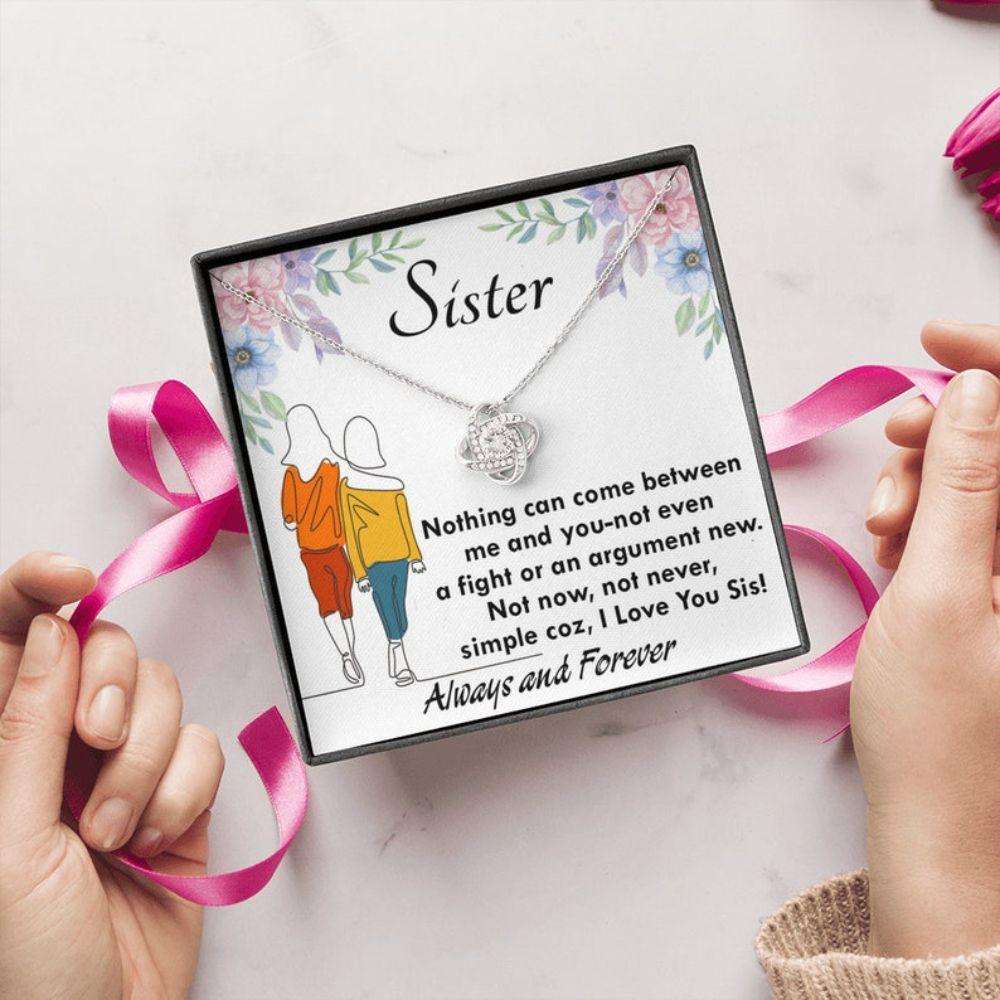 Creative birthday ideas for sister - Younger sister gift, Sister necklace, Little  sister gifts from big sister, Sister Christmas gift