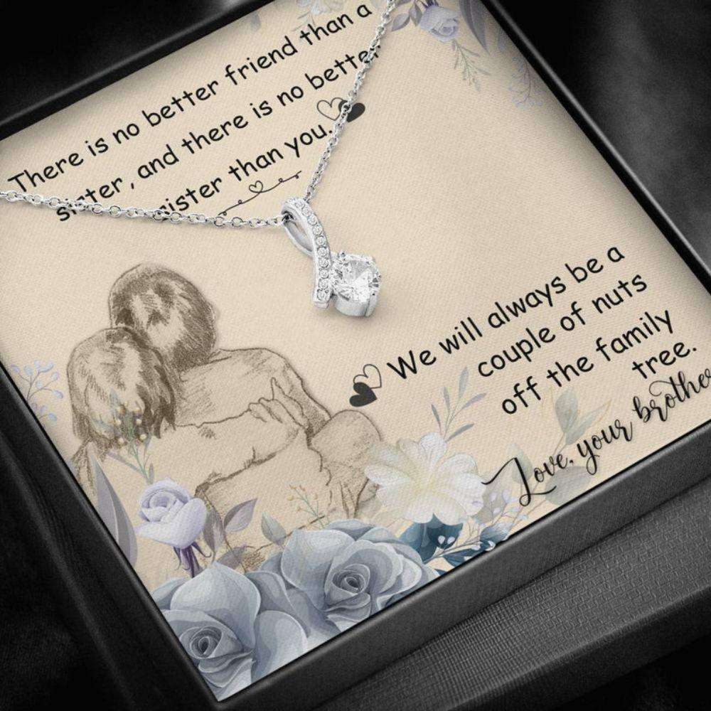 Sister Necklace, Gift For Sister, Sisters Gift, Sister Birthday Christmas Necklace Gifts For Friend Rakva