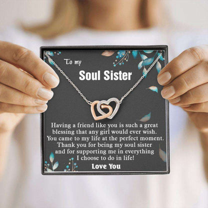 Sister Necklace, Gift For Soul Sister, To My Soul Sister Gift, Best Friend Gift, Anniversary Friendship Gift, Soul Sister Birthday Necklace Gift Gifts for Sister Rakva