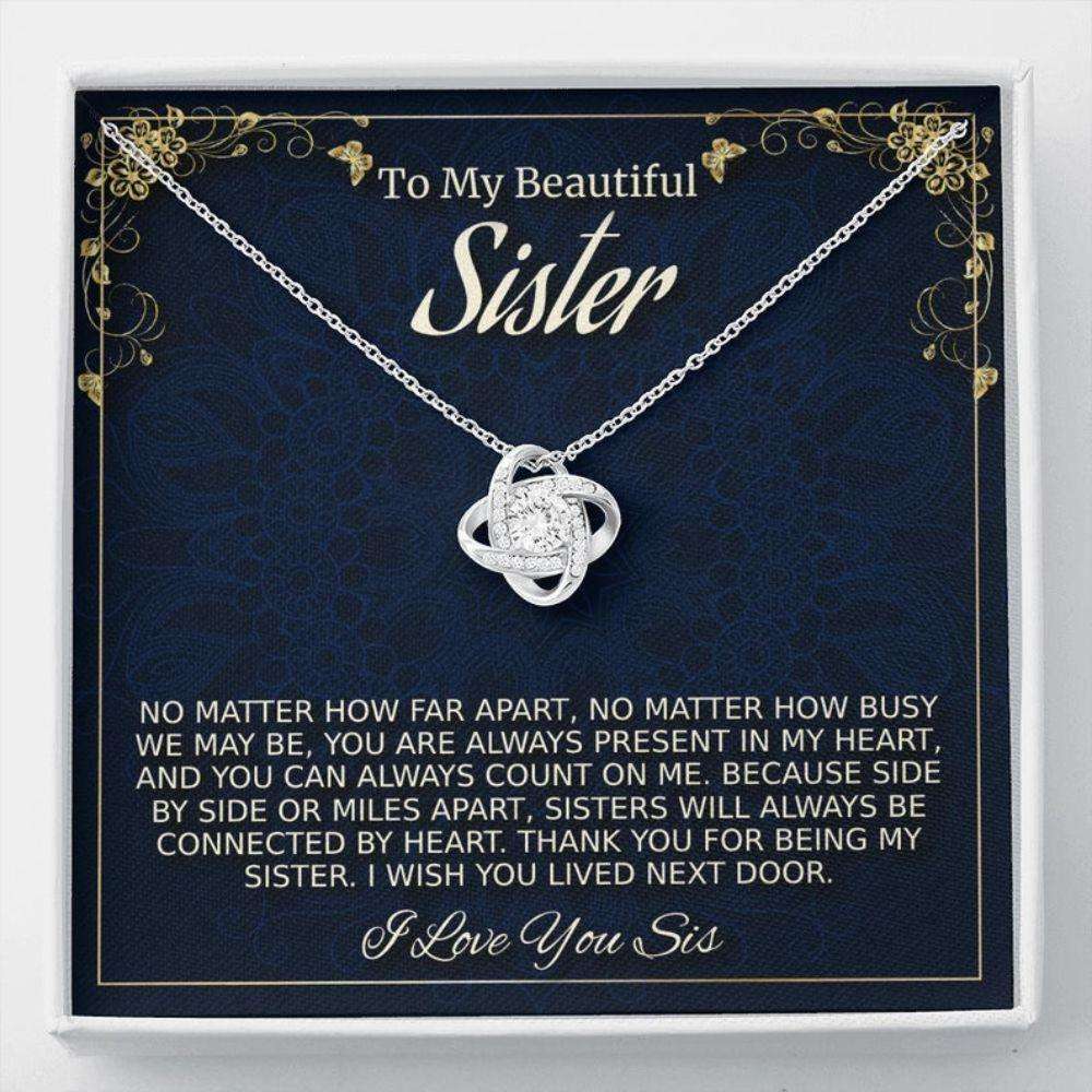 Sister Necklace Gift, Necklace, Gift For Soul Sister, Birthday Gift For A Sister, Best Friend Christmas Gift Gifts For Friend Rakva