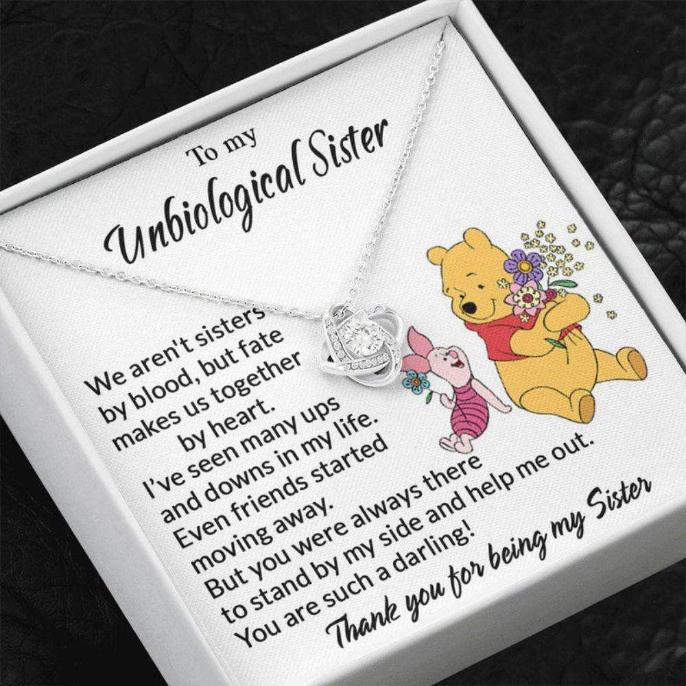 Sister Necklace, Love Necklace For Unbiological Sister, Unbiological Sister Gift, Unbiological Sister Necklace, Soul Sister Gift Gifts for Sister Rakva