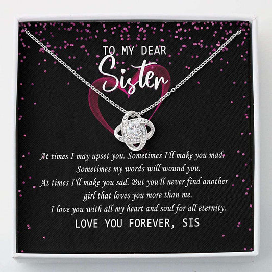 Sister Necklace, Necklace For Sister “ Dear My Sister Gift Unbiogical Sister Gifts For Friend Rakva