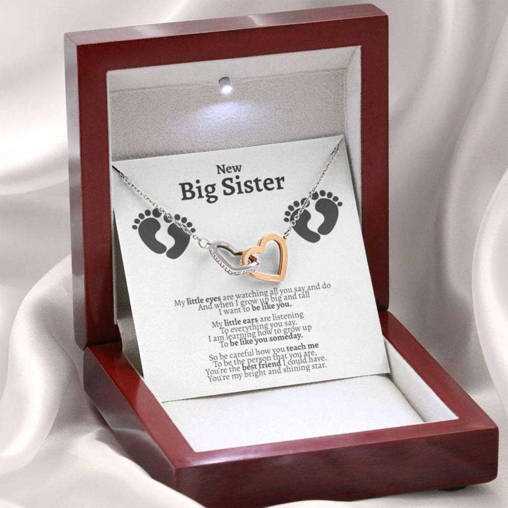 Sister Necklace, New Big Sister Gifts, Big Sister Gift From New Baby, Gifts For New Big Sister Gifts For Friend Rakva