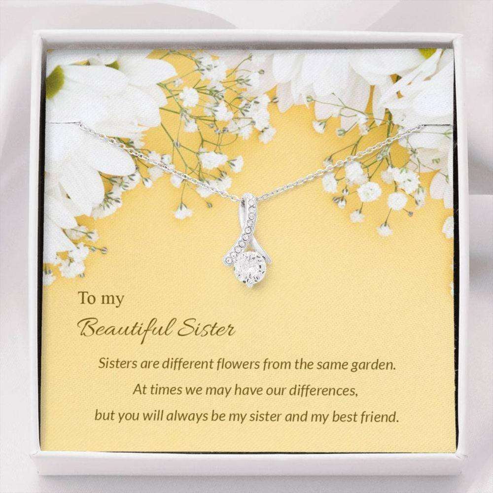 Sister Necklace, Sister Gift “ Necklace For Sister “ Pretty Bling Necklace “ Sister Necklace Gift Necklace “ Sister Christmas Gift Gifts For Friend Rakva