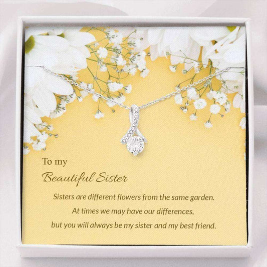 Sister Necklace, Sister Gift “ Necklace For Sister “ Pretty Bling Necklace “ Sister Necklace Gift Necklace “ Sister Christmas Gift Gifts For Friend Rakva