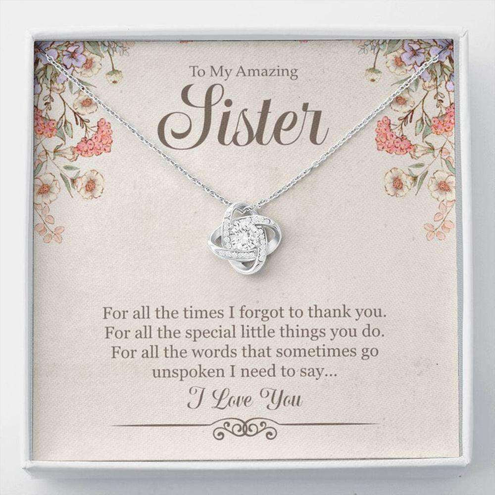 Sister Necklace, Sister Mother’S Day Gift, Mothers Day Gift For Sister, Gift For Sister On Mother’S Day Gifts For Friend Rakva