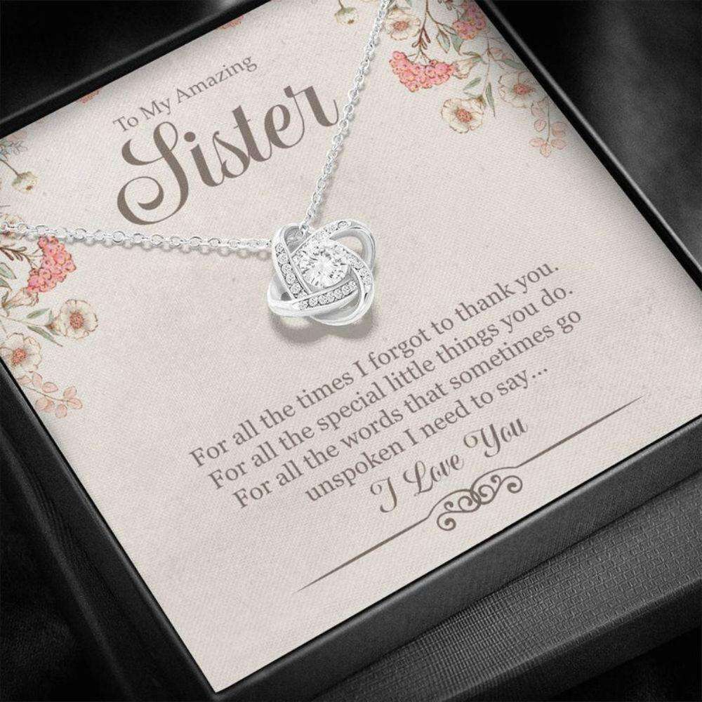 Sister Necklace, Sister Mother’S Day Gift, Mothers Day Gift For Sister, Gift For Sister On Mother’S Day Gifts For Friend Rakva