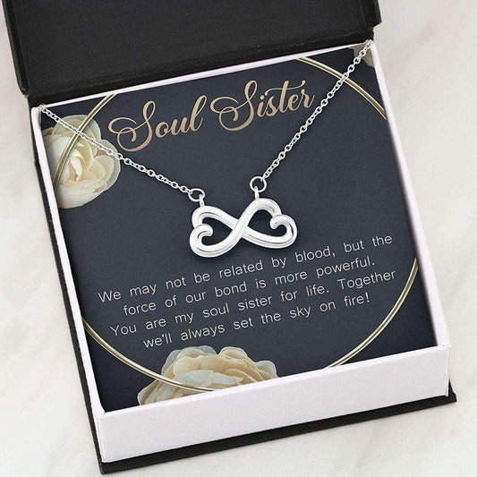 Sister Necklace, Sisters Best Friend Necklace Gifts “ To My Sister My Soul Gifts “ For Sister Gifts For Friend Rakva