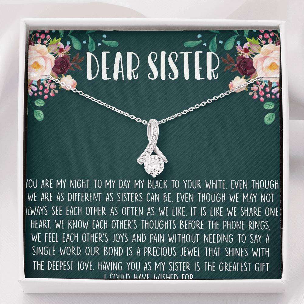 Sister Necklace, Sisters Gift: Gift For Sister, Big Sister Gift, Giggles, Secrets Necklace Gifts For Friend Rakva