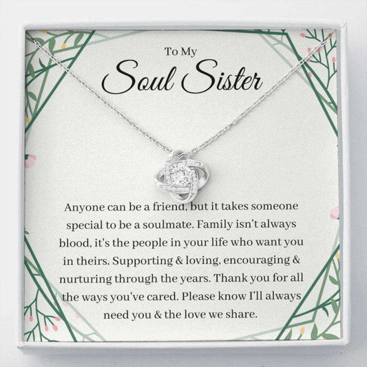 Sister Necklace, Soul Sister Necklace, Gift For Bonus Sister, Sister In Law, Adoptive Sister, Step Sister, Bff Gifts For Friend Rakva