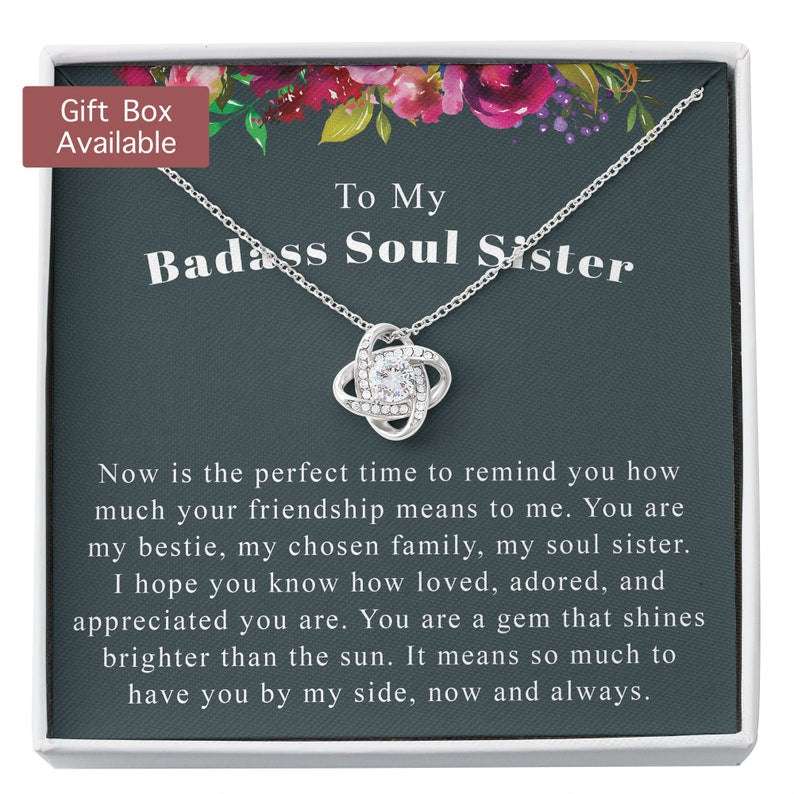 Sister Necklace, Soul Sister Necklace, Soul Sister Gift, Bff Necklace, Best Friend Gift Necklace Gifts For Friend Rakva