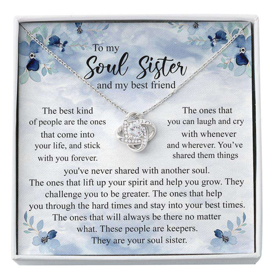 Sister Necklace, Soul Sister Necklace, Soul Sister Gift, Gift For Best Friend, Best Friend Birthday, Bestie Gift, Best Friend Gift Gifts for Sister Rakva