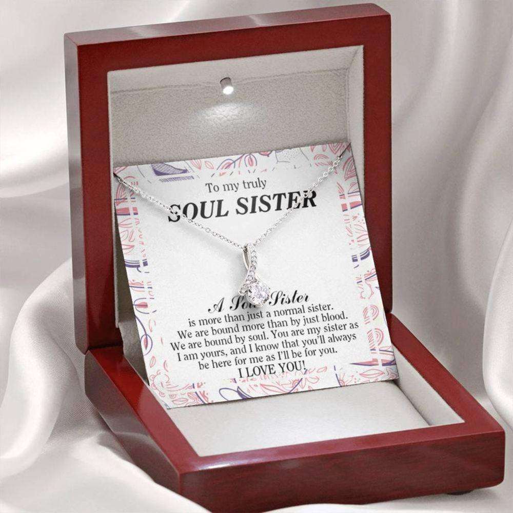 Sister Necklace, Soul Sister Necklace, To My Truly Soul Sister Gift, Birthday Gift For Soul Sister, Chrismas Gift, Thank You Gift For Soul Sister Gifts For Friend Rakva