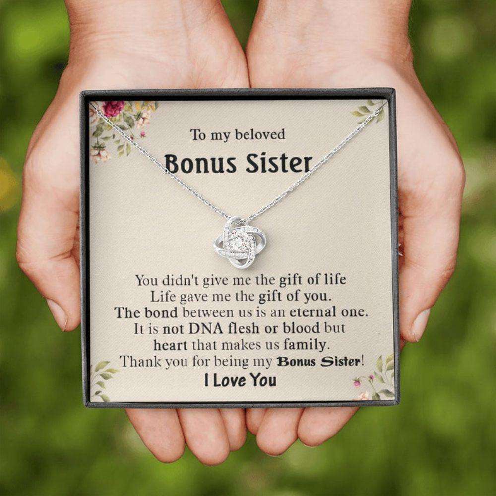 Sister Necklace, Special Gift Necklace For Bonus Sister, Gift For Sister In Law, Sister Of The Groom Gifts For Friend Rakva