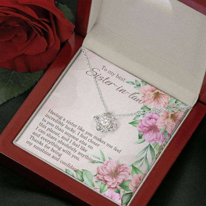 Sister Necklace, To My Best Sister-In-Law Necklace, Gift For Sister-In-Law, Sister-In-Law Gifts Gifts For Friend Rakva