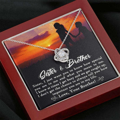 Sister Necklace, To My Big Sister Necklace From Little Brother, Big Sister Wedding Gift, Sister Birthday Jewelry, Sister And Brother Gifts for Sister Rakva