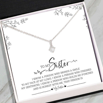 Sister Necklace, To My Sister Necklace “ Alluring Beauty Necklace For Sister, Her Gift For Anniversary Birthday V2 Gifts For Friend Rakva