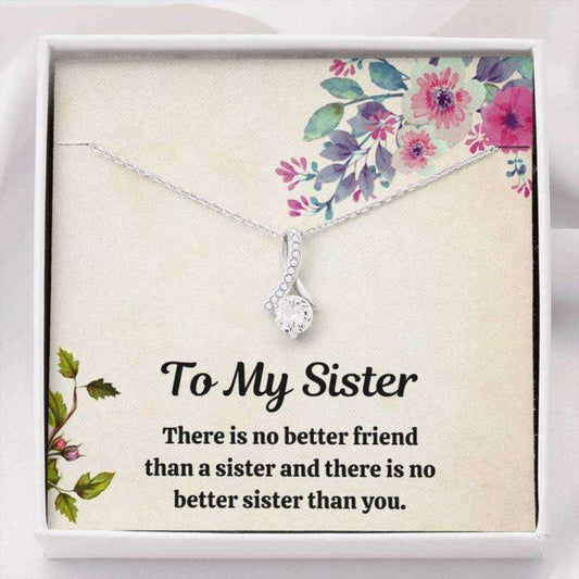 Sister Necklace, To My Sister Necklace Œfriend” Best Friends Bff Birthday Gift Gifts For Friend Rakva